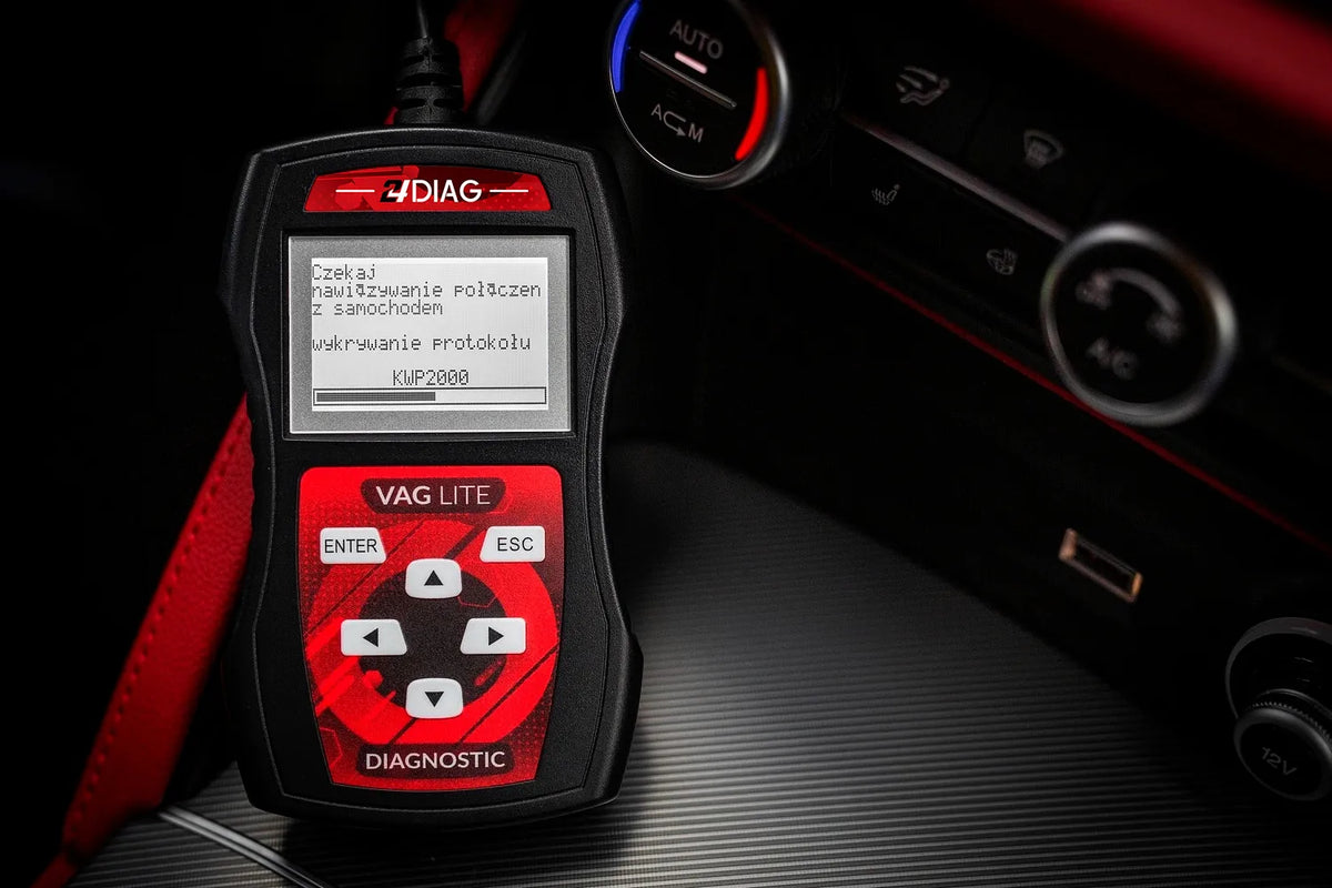 SKENERIS TESTUOTOJAS KOMPIUTERIS DIAGNOSTIKOS SĄSAJA OBD2 SKIRTA VW AUDI SEAT SKODA