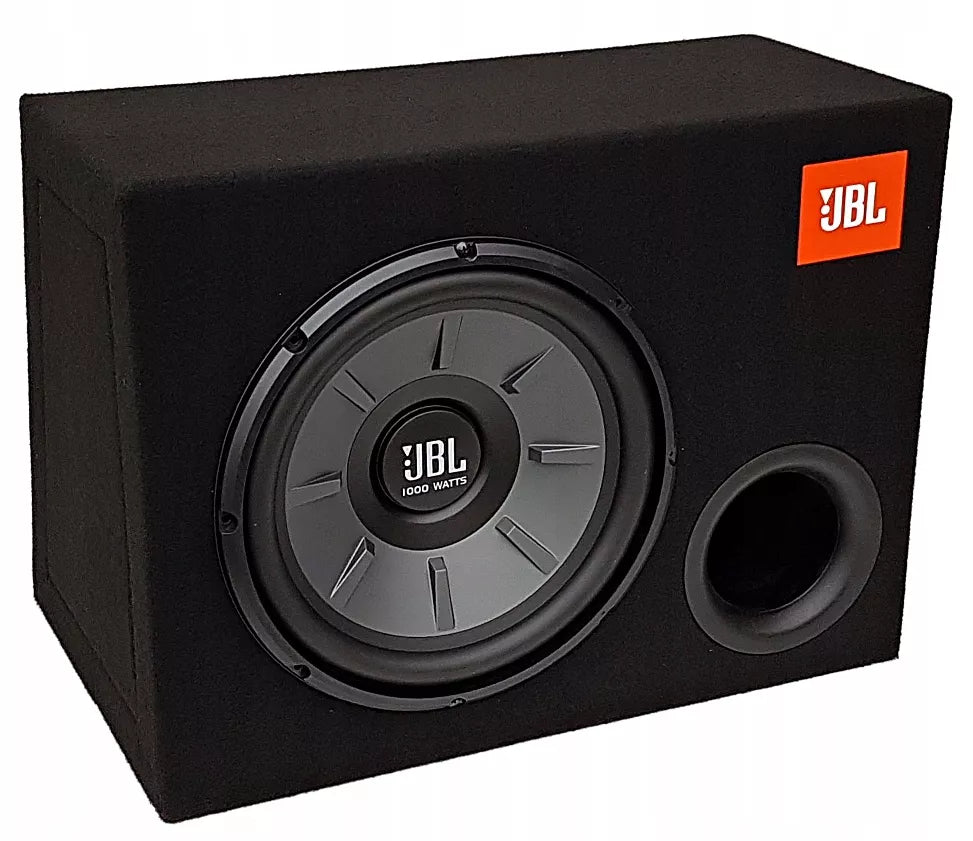JBL 1000 W subwoofer dėžė – MDF, Crunch, su laidais