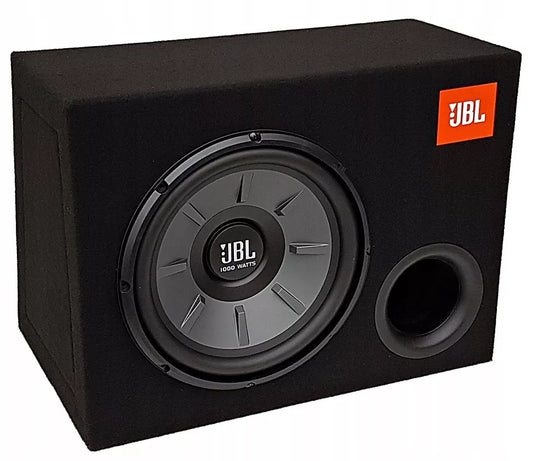 JBL 1000 W subwoofer dėžė – MDF, Crunch, su laidais