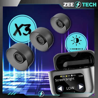 Belaidės į ausis įkišamos ausinės su mikrofonu, Bluetooth, sportinės, žaidimų