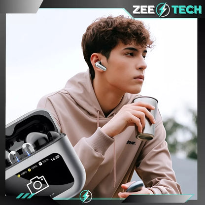 Belaidės į ausis įkišamos ausinės su mikrofonu, Bluetooth, sportinės, žaidimų