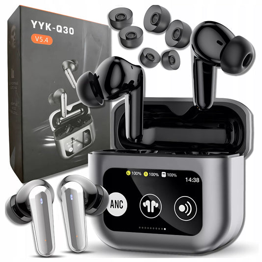 Belaidės į ausis įkišamos ausinės su mikrofonu, Bluetooth, sportinės, žaidimų