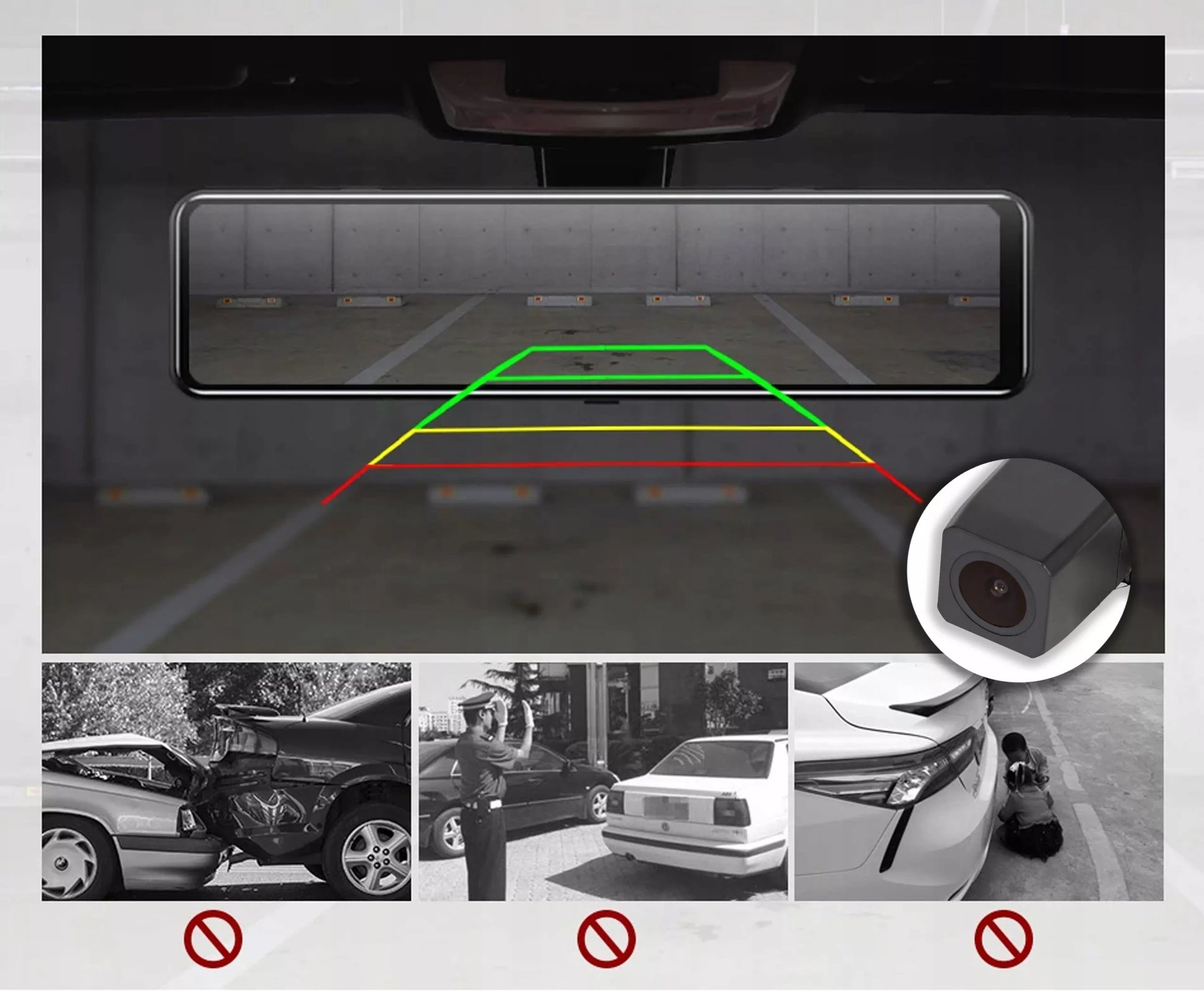 IŠMANIOJI AUTOMOBILIO KAMERA VAŽIAVIMO ĮRAŠAS GALINIO VAIZDO VEIDRODĖLIS 2K QHD DVR 10,88