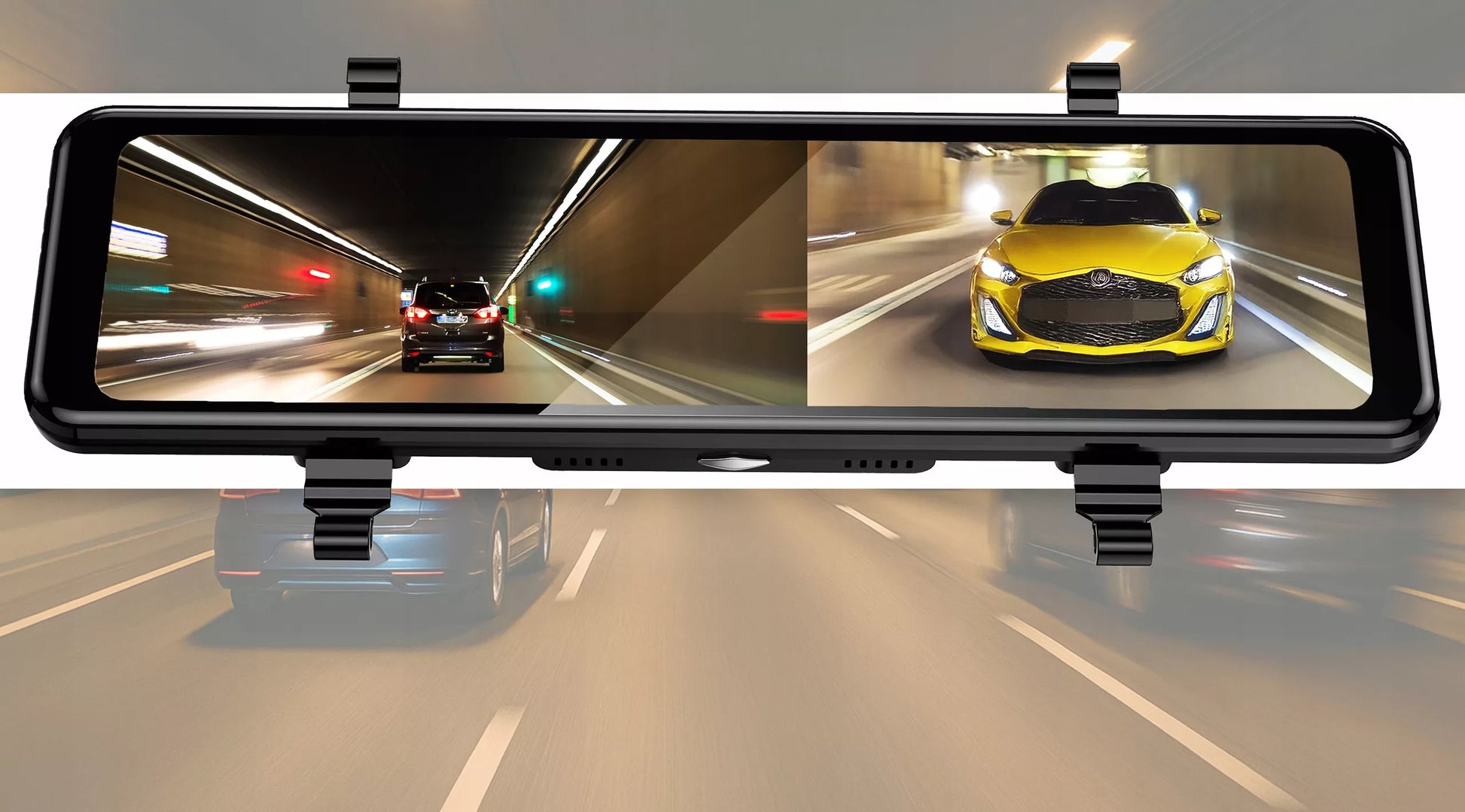 IŠMANIOJI AUTOMOBILIO KAMERA VAŽIAVIMO ĮRAŠAS GALINIO VAIZDO VEIDRODĖLIS 2K QHD DVR 10,88