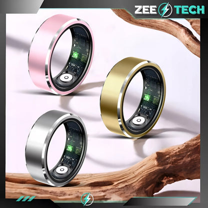 SMART RING išmanusis žiedas – širdies ritmas, kraujospūdis, miego ir sporto stebėjimas