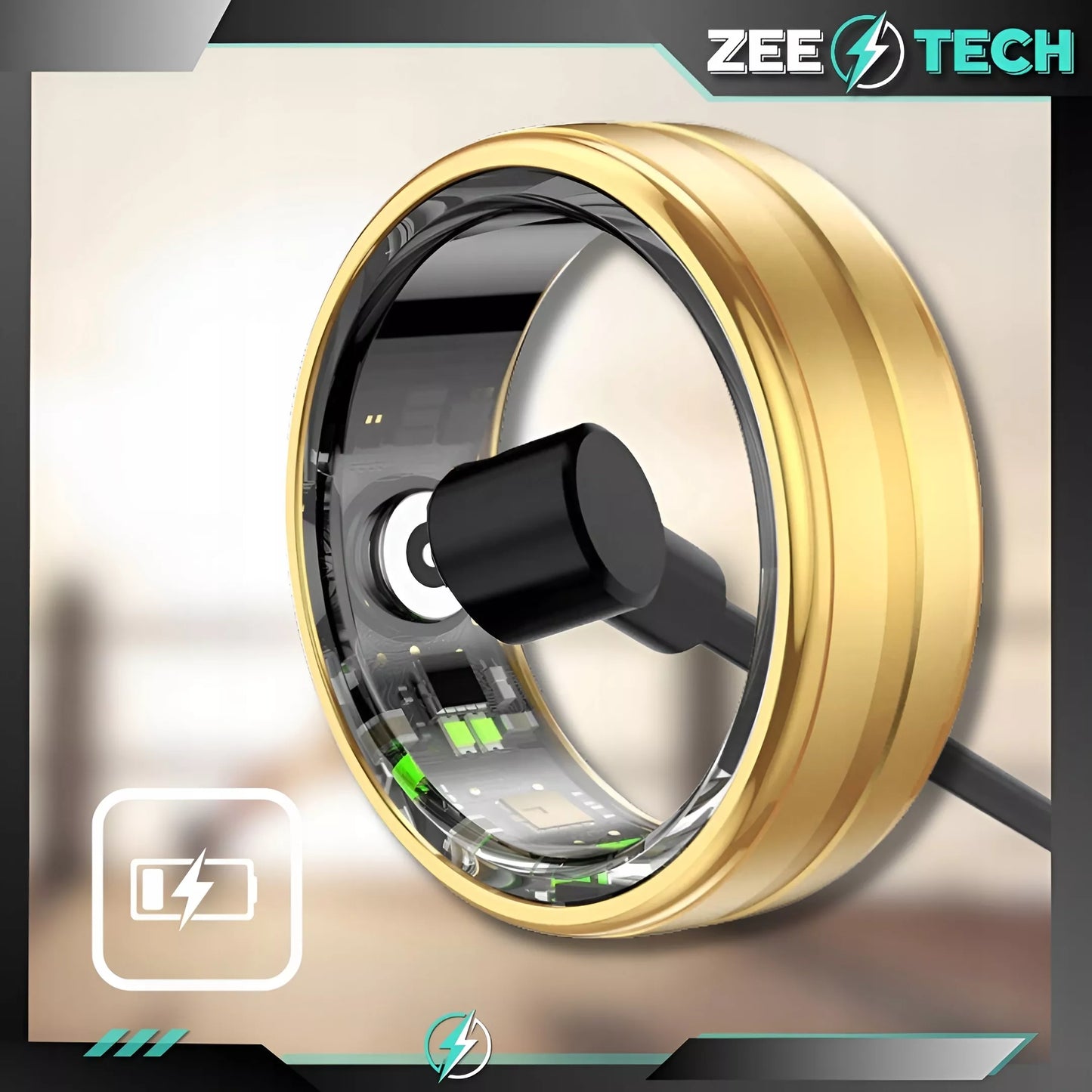 SMART RING išmanusis žiedas – širdies ritmas, stresas, žingsniai, miego ir sporto stebėjimas