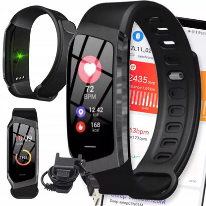 SMARTBAND SMART BAND SMARTWATCH SPORTINIS DIRŽELIS SPORTINIS LAIKRODIS MOTERIMS LT