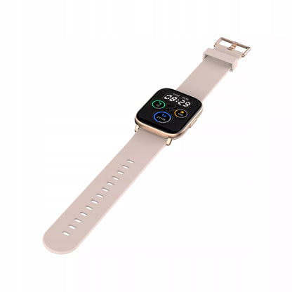 SMARTVAIRODUKĖ MOTERIMS OROMED ORO-FIT PRO GT PINK | AMOLED IP68 Širdies ritmas Žingsniai