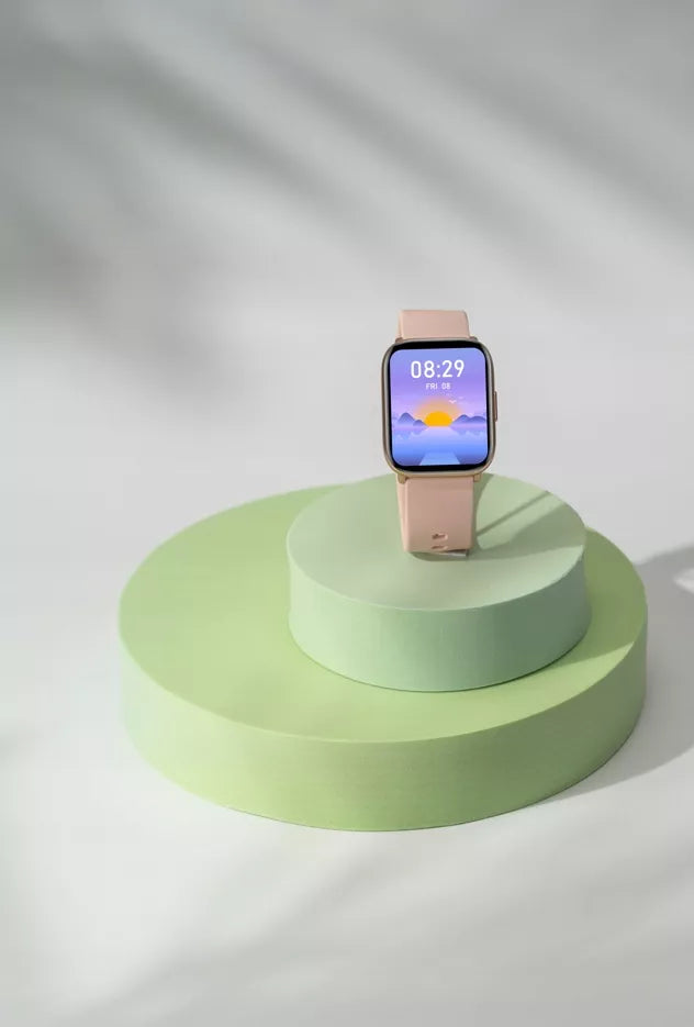 SMARTVAIRODUKĖ MOTERIMS OROMED ORO-FIT PRO GT PINK | AMOLED IP68 Širdies ritmas Žingsniai