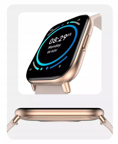 SMARTVAIRODUKĖ MOTERIMS OROMED ORO-FIT PRO GT PINK | AMOLED IP68 Širdies ritmas Žingsniai
