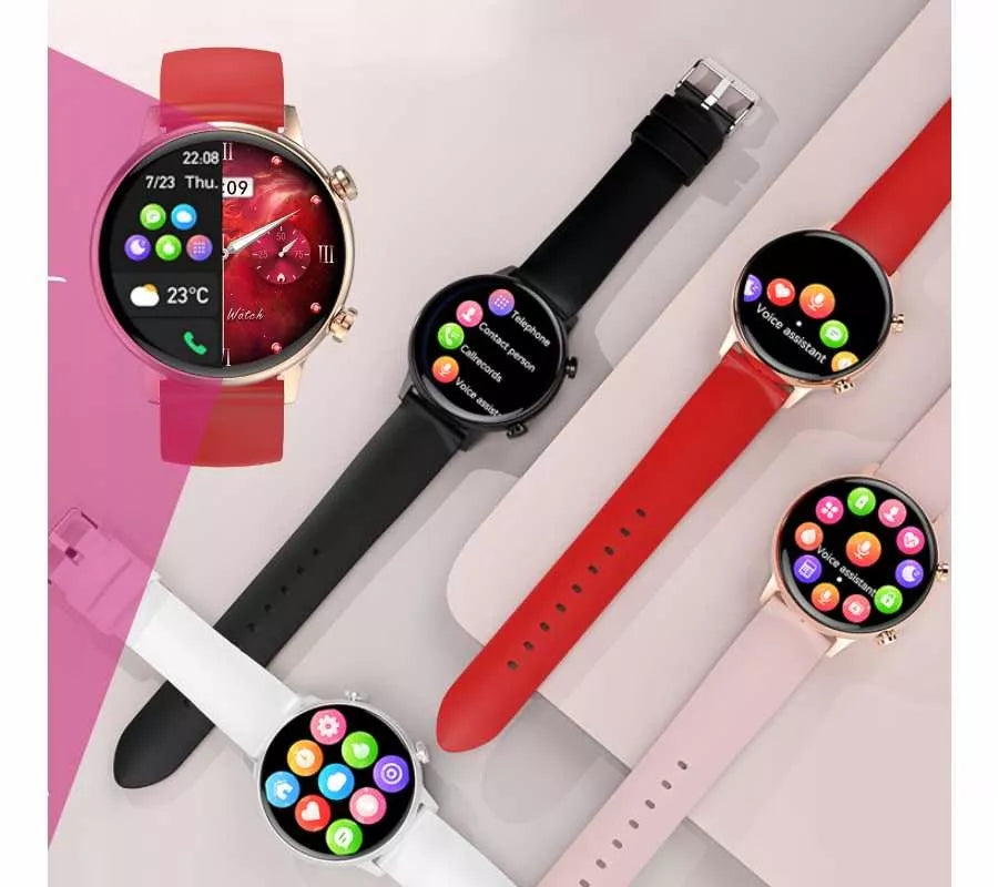 SMARTLAIKRODIS MOTERIŠKAS SMARTBAND PULSAS EKG SMS ŽINGSNIAI MENIU PL PRO WATCH
