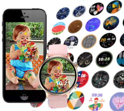 SMARTLAIKRODIS MOTERIŠKAS SMARTBAND PULSAS EKG SMS ŽINGSNIAI MENIU PL PRO WATCH