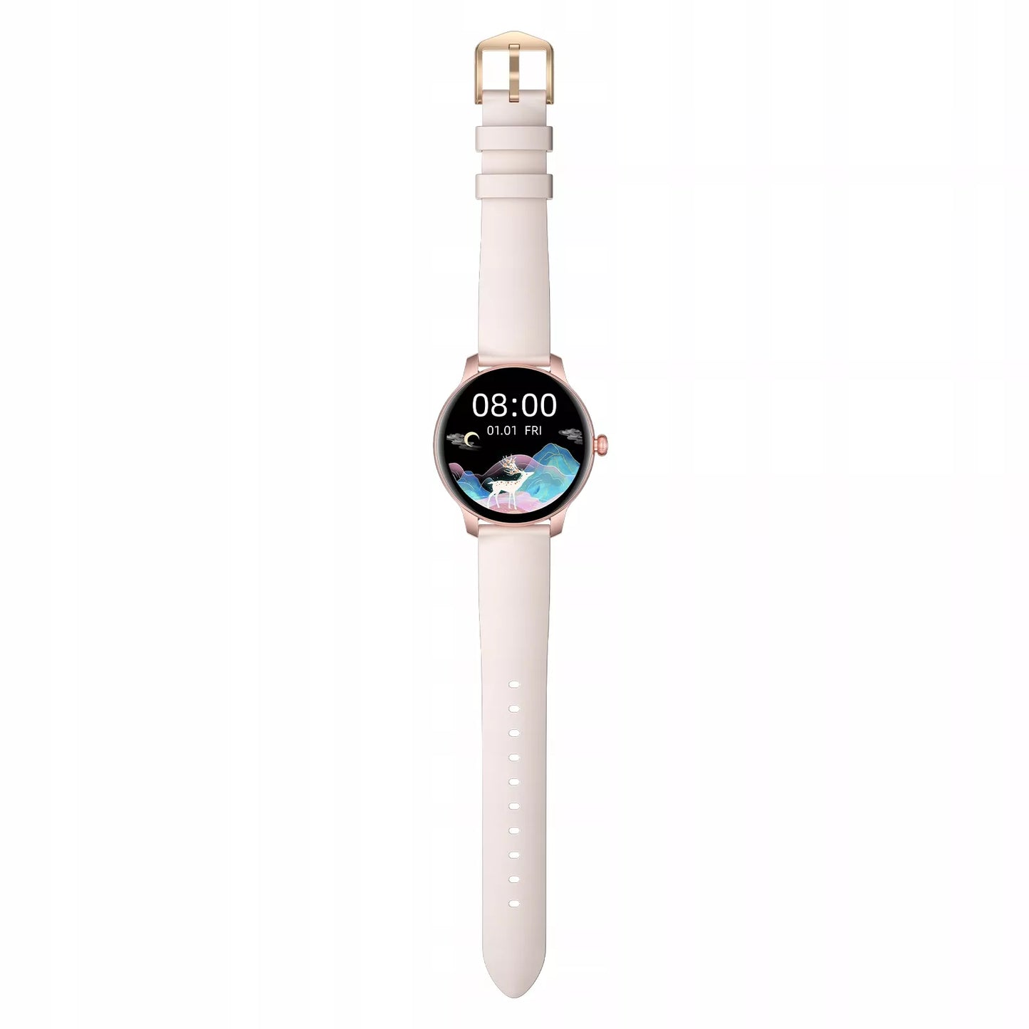 SMARTWATCH MOTERIŠKAS LAIKRODIS OROMED LADY ACTIVE IP68 PULSAS ŽINGSNIAI SPORTAS