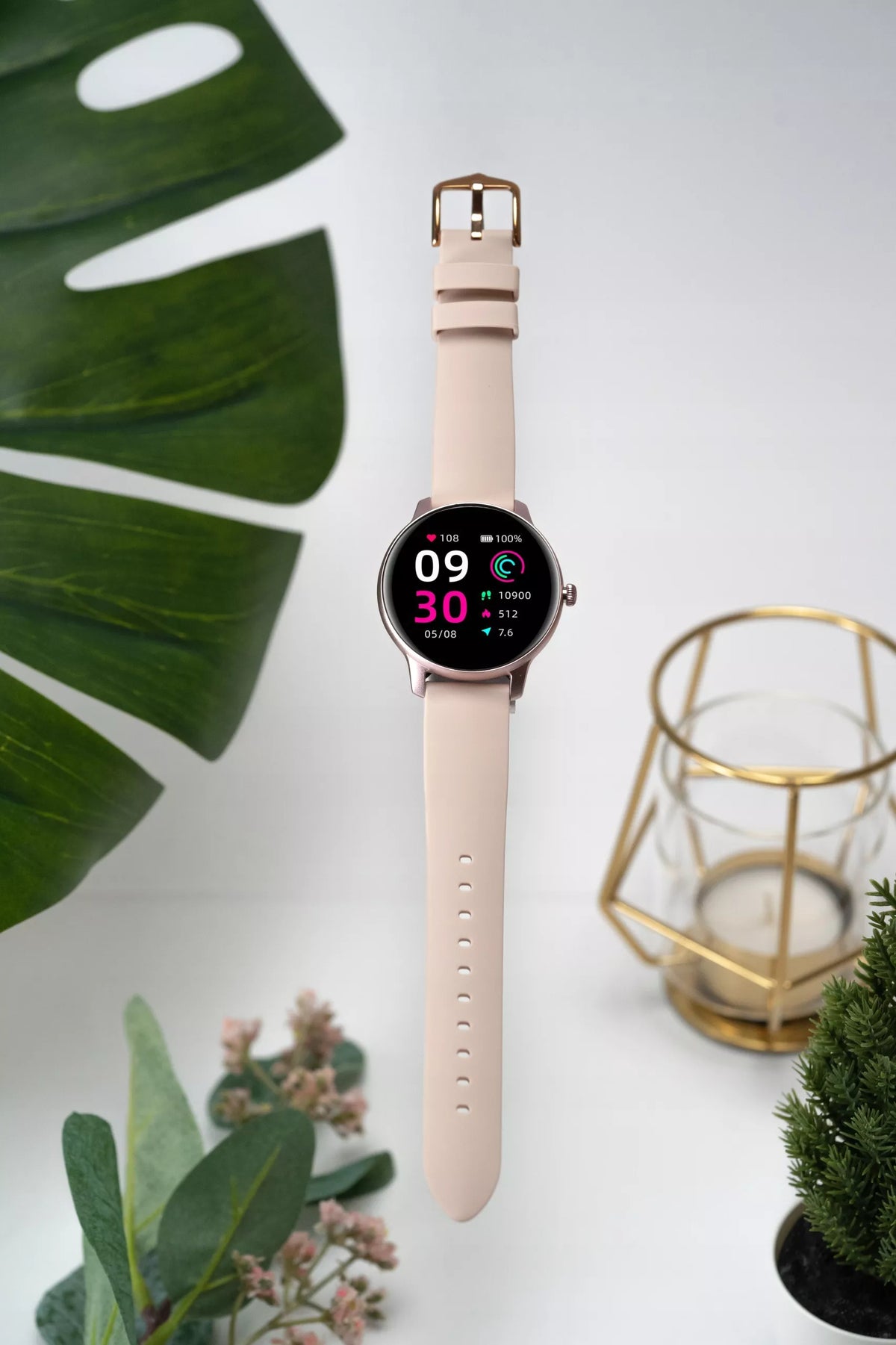SMARTWATCH MOTERIŠKAS LAIKRODIS OROMED LADY ACTIVE IP68 PULSAS ŽINGSNIAI SPORTAS