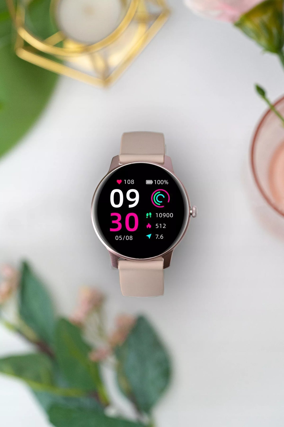 SMARTWATCH MOTERIŠKAS LAIKRODIS OROMED LADY ACTIVE IP68 PULSAS ŽINGSNIAI SPORTAS