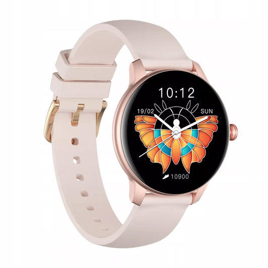 SMARTWATCH MOTERIŠKAS LAIKRODIS OROMED LADY ACTIVE IP68 PULSAS ŽINGSNIAI SPORTAS