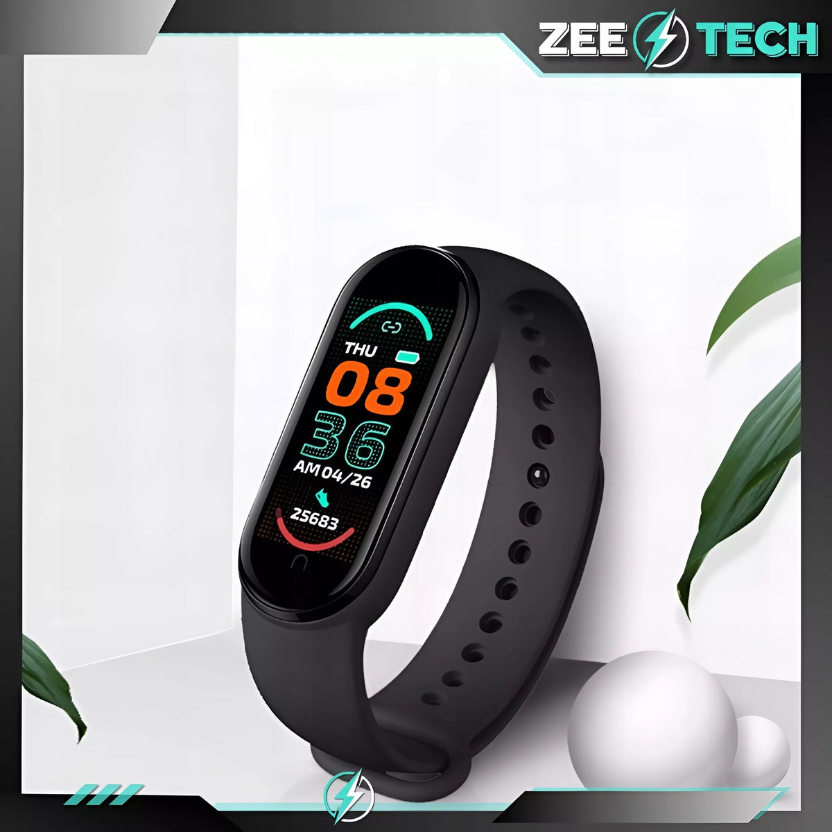 SMARTWATCH M6 LAIKRODIS VYRAMS MOTERIMS SPORTINĖ Apyrankė ŽINGSNIAI PULSAS PRANEŠIMAI