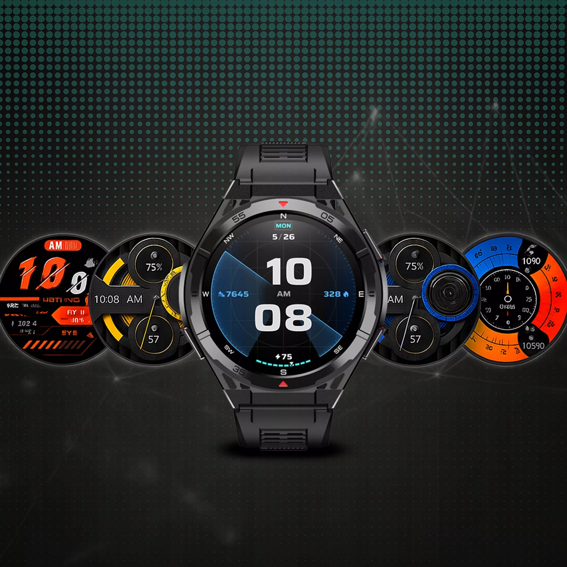 SMARTWATCH VYRIŠKAS LAIKRODIS GPS AMOLED atsparus vandeniui SPORTAS MENIU LT SMART WATCH