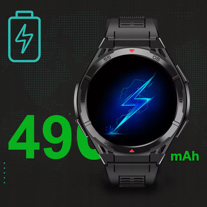 SMARTWATCH VYRIŠKAS LAIKRODIS GPS AMOLED atsparus vandeniui SPORTAS MENIU LT SMART WATCH