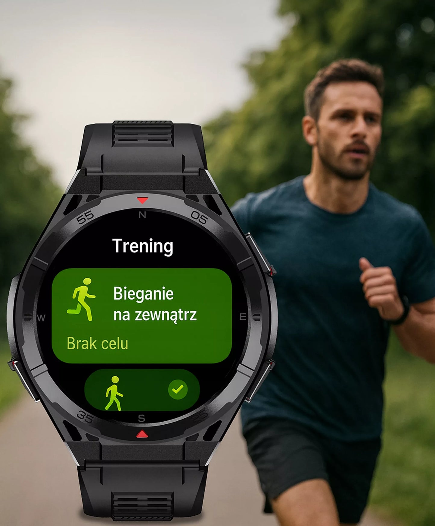SMARTWATCH VYRIŠKAS LAIKRODIS GPS AMOLED atsparus vandeniui SPORTAS MENIU LT SMART WATCH