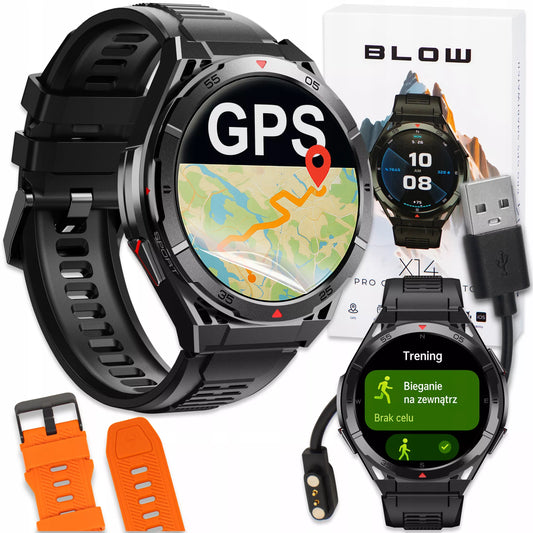 SMARTWATCH VYRIŠKAS LAIKRODIS GPS AMOLED atsparus vandeniui SPORTAS MENIU LT SMART WATCH