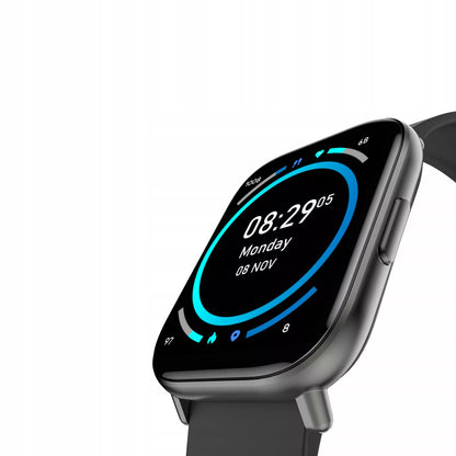 SMARTWATCH ORO-FIT PRO GT JUODA PL | AMOLED IP68 Pulsas Žingsniai
