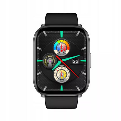 SMARTWATCH ORO-FIT PRO GT JUODA PL | AMOLED IP68 Pulsas Žingsniai