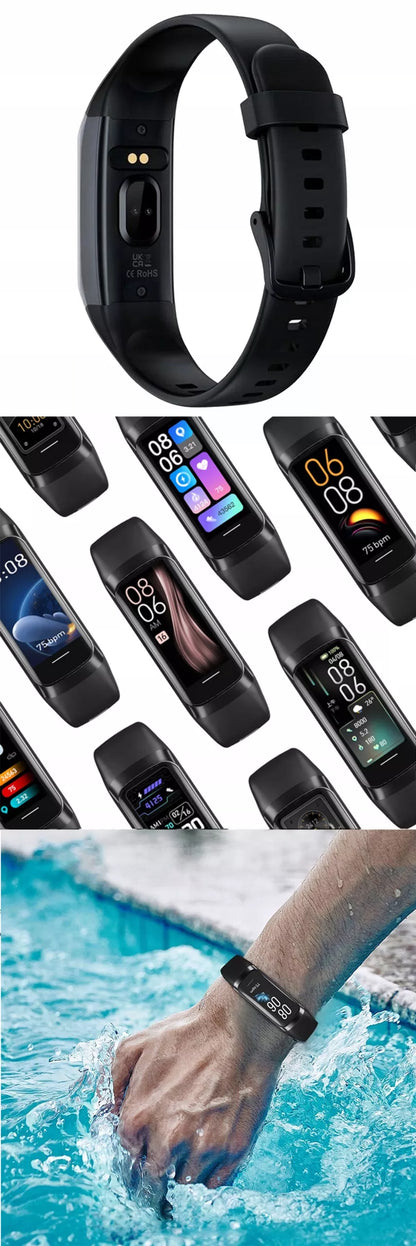 Išmanusis laikrodis AMOLED Bluetooth išmanioji apyrankė PL