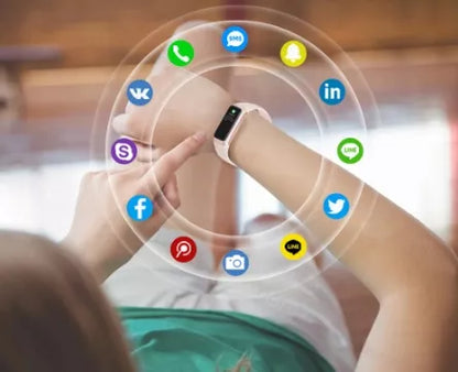 Išmanusis laikrodis AMOLED Bluetooth išmanioji apyrankė PL
