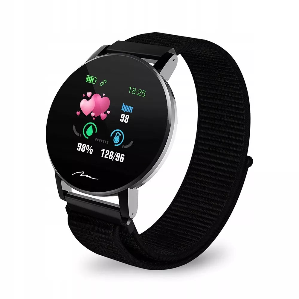 SMARTWATCH LAIKRODIS MOTERIŠKAS VYRIŠKAS ACTIVEBAND SPORTAS SLĖGIS PULSAS ŽINGSNIAI