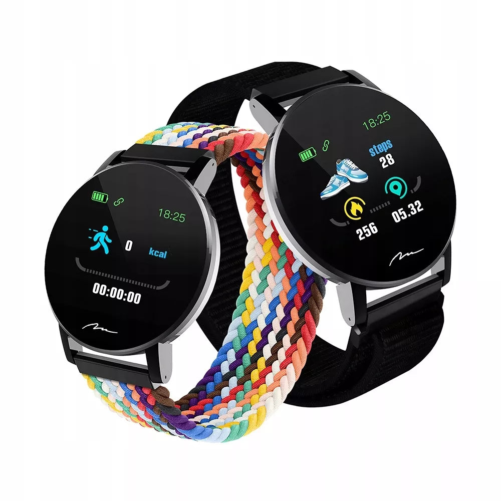 SMARTVAIKŠTIS MOTERIŠKAS VYRIŠKAS ACTIVEBAND SPORTO SLĖGIS PULSAS ŽINGSNIAI