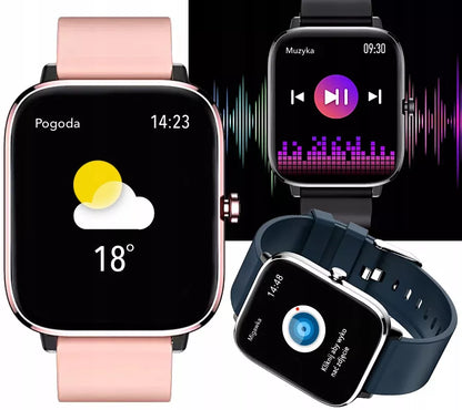 IŠMANUSIS LAIKRODIS MOTERIŠKAS LAIKRODIS SMS ŽINGSNIAI PULSAS SKAMBUČIAI PRO SMART WATCH 3 DIRŽELIAI