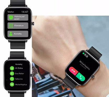 IŠMANUSIS LAIKRODIS MOTERIŠKAS LAIKRODIS SMS ŽINGSNIAI PULSAS SKAMBUČIAI PRO SMART WATCH 3 DIRŽELIAI
