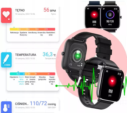 IŠMANUSIS LAIKRODIS MOTERIŠKAS LAIKRODIS SMS ŽINGSNIAI PULSAS SKAMBUČIAI PRO SMART WATCH 3 DIRŽELIAI