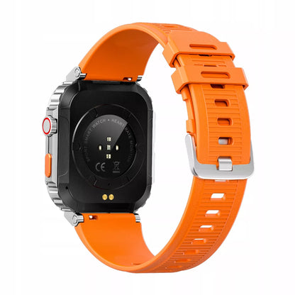 SMARTWATCH LAIKRODIS MENIU RO INTER TELEFONAS ATSPARUS VANDENIUI IP68 PULSO MATUOKLIS SLĖGIS DEGUONIS HD
