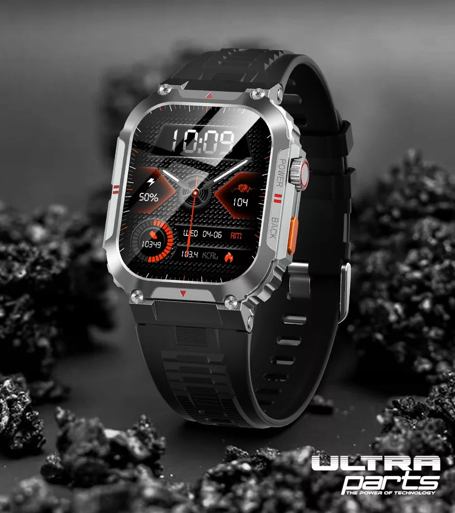 SMARTWATCH LAIKRODIS MENIU RO INTER TELEFONAS ATSPARUS VANDENIUI IP68 PULSO MATUOKLIS SLĖGIS DEGUONIS HD