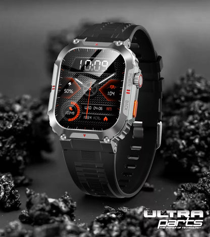 SMARTWATCH LAIKRODIS MENIU RO INTER TELEFONAS ATSPARUS VANDENIUI IP68 PULSO MATUOKLIS SLĖGIS DEGUONIS HD