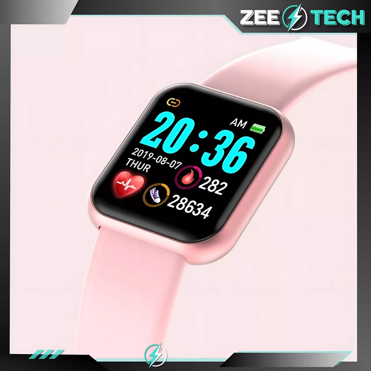 SMARTWATCH LAIKRODIS VYRIŠKAS MOTERIŠKAS SPORTINĖ JUOSTA PULSAS KRAUJOSPŪDIS ŽINGSNIAI MIEGAS