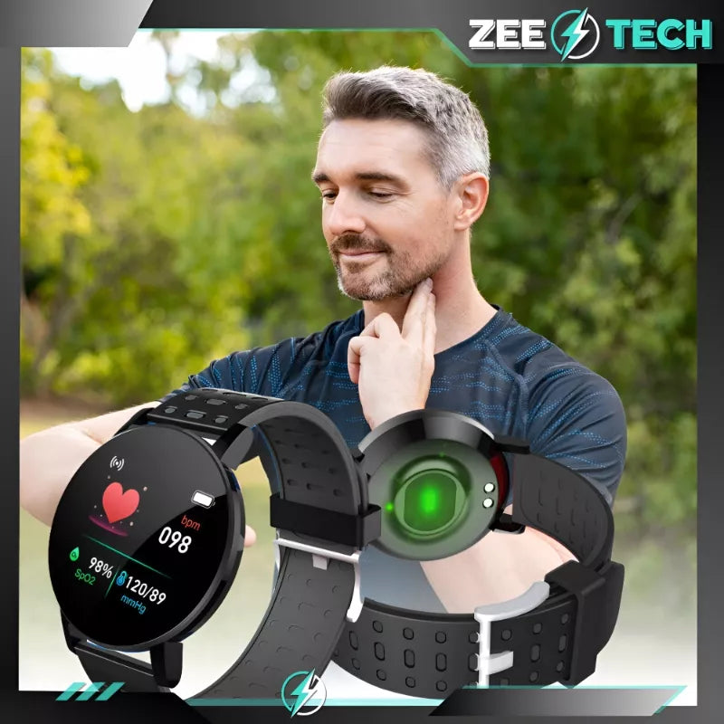 SMARTWATCH LAIKRODIS SPORTINĖ Apyrankė VYRIŠKA MOTERIŠKA ŽINGSNIAI PULSAS PRANEŠIMAI