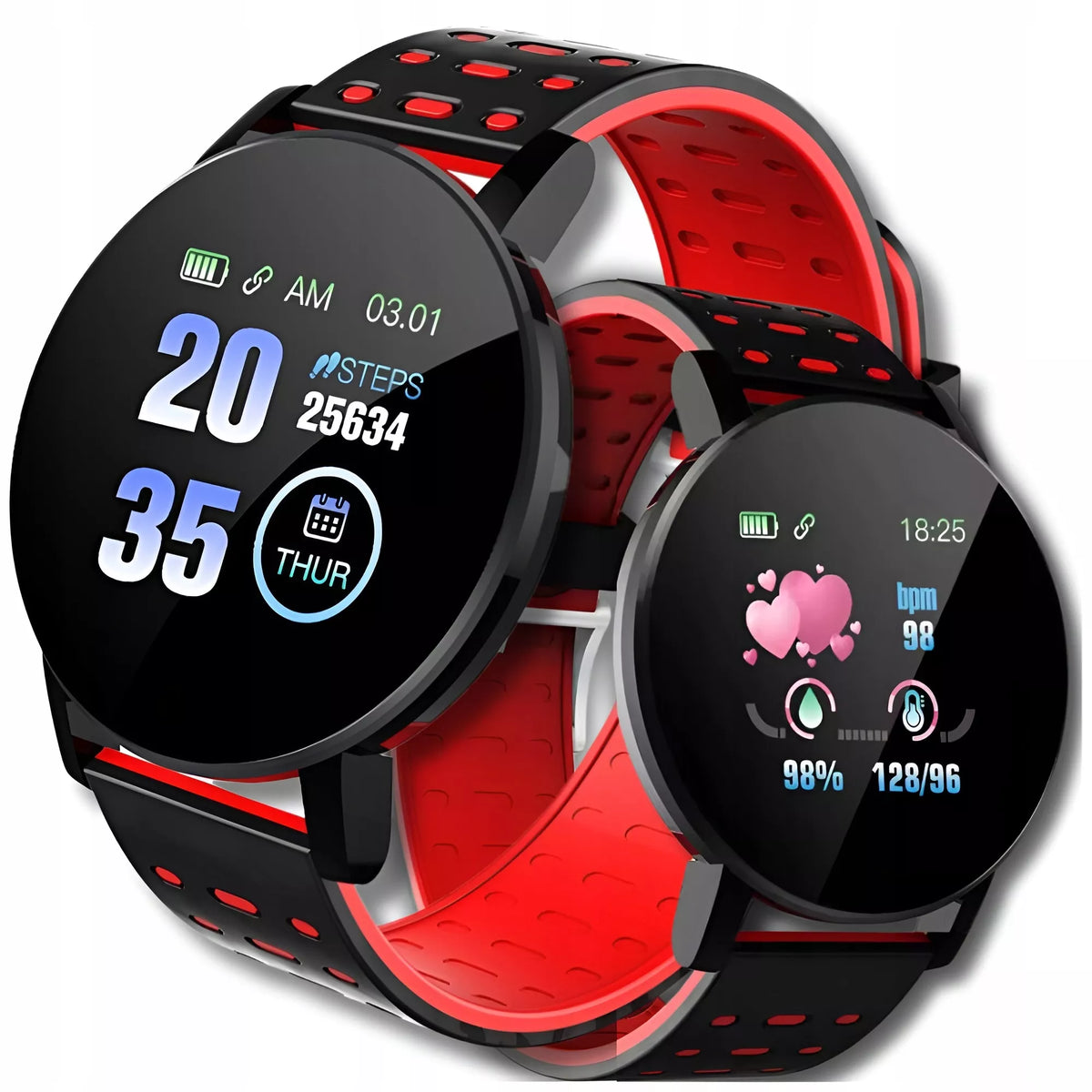 SMARTWATCH LAIKRODIS SPORTINĖ Apyrankė VYRIŠKA MOTERIŠKA ŽINGSNIAI PULSAS PRANEŠIMAI