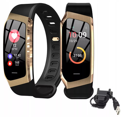 SMARTWATCH SMARTBAND ZEGAREK Z MENU W JĘZYKU POLSKIM SPORTOWY WODOODPORNY LED AMOLED HD TĘTNO