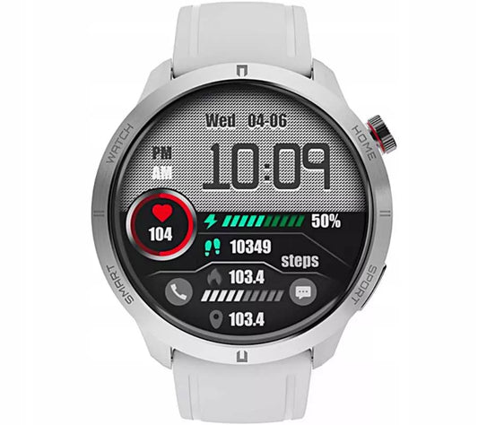 SMARTWATCH moteriškas SMS ŽINGSNIAI LENKIŠKAS MENIU SKAMBUČIAI 2 DIRŽELIAI + PLĖVELĖ