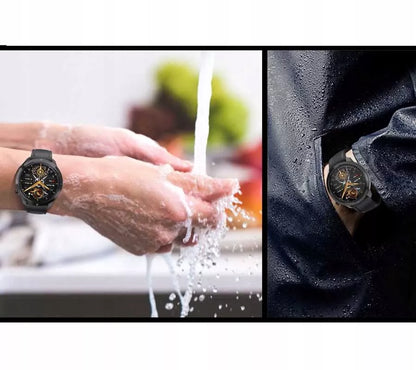 SMARTWATCH moteriškas SMS ŽINGSNIAI LENKIŠKAS MENIU SKAMBUČIAI 2 DIRŽELIAI + PLĖVELĖ