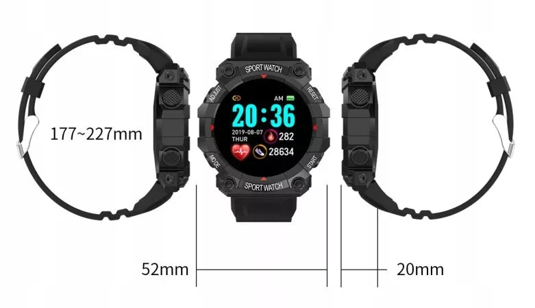 Smartwatch/Smartband – laikrodis su širdies ritmo monitoriumi ir žingsniamačiu