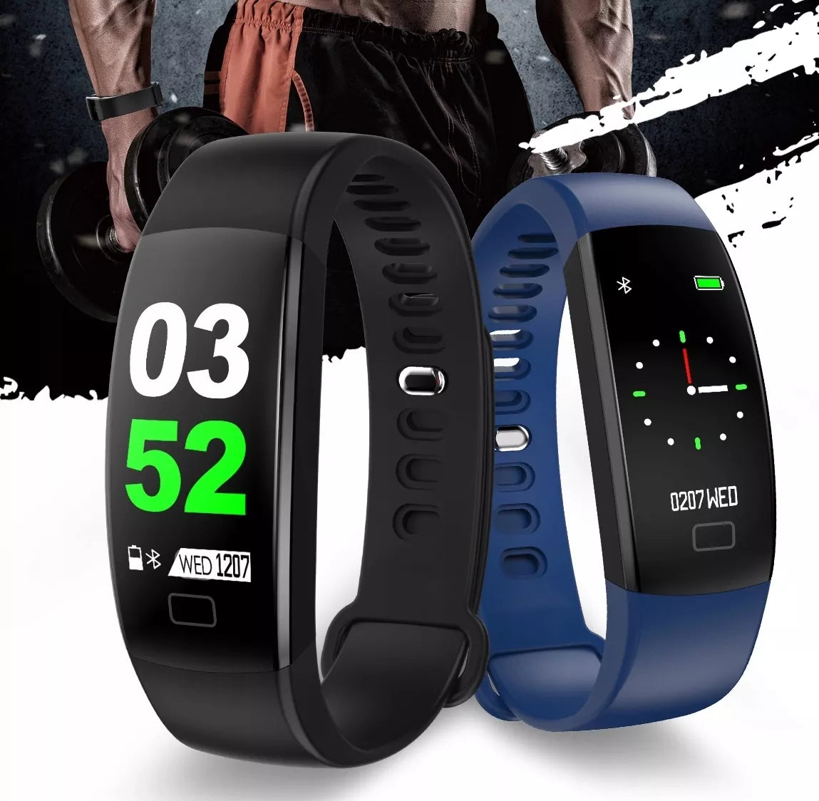 SMARTWATCH SMARTBAND laikrodis Širdies ritmo monitorius Žingsniamatis