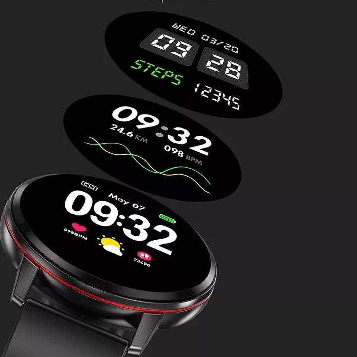 SMARTWATCH SMARTBAND laikrodis Širdies ritmo monitorius Žingsniamatis