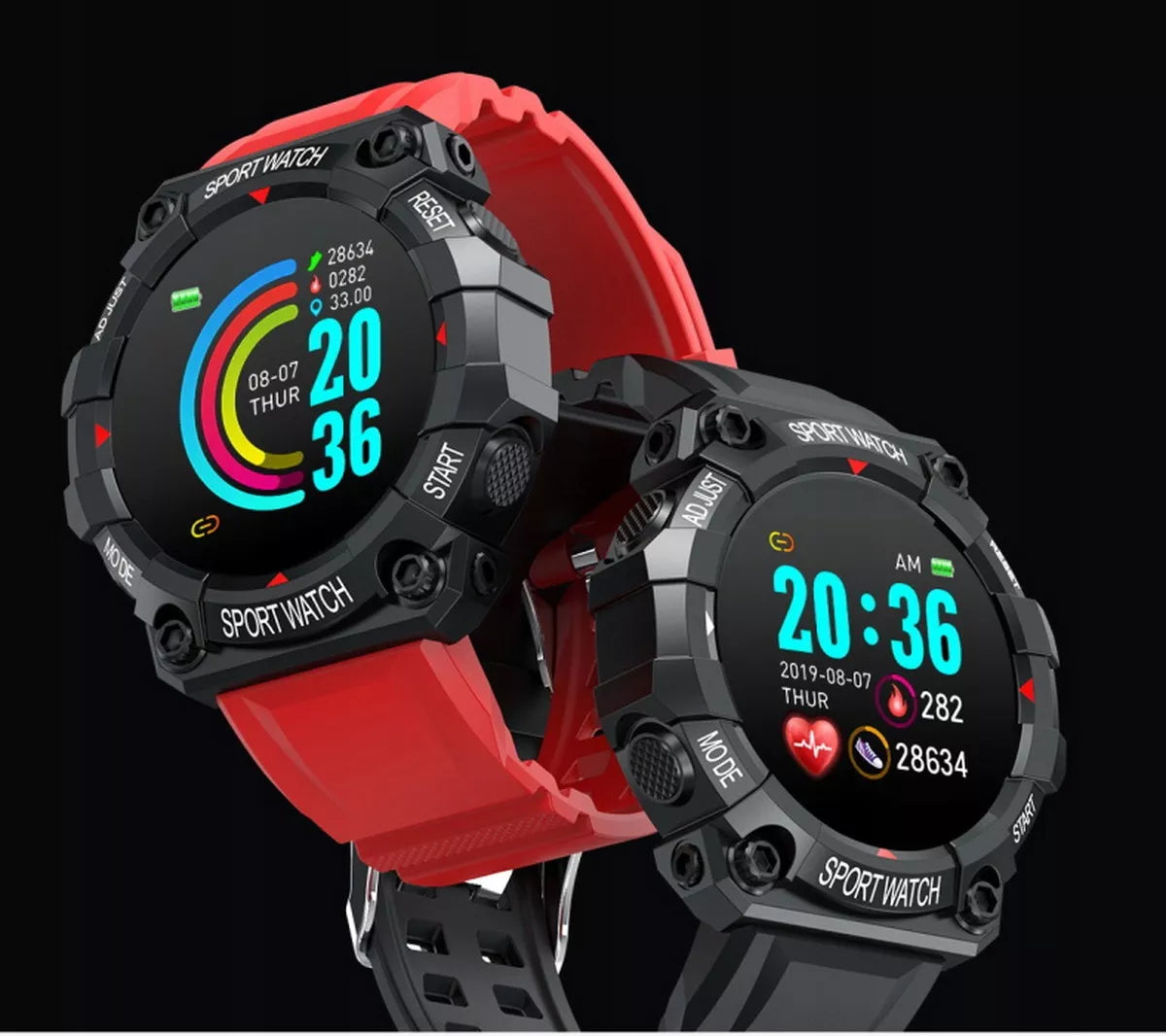 Smartwatch/Smartband – laikrodis su širdies ritmo monitoriumi ir žingsniamačiu