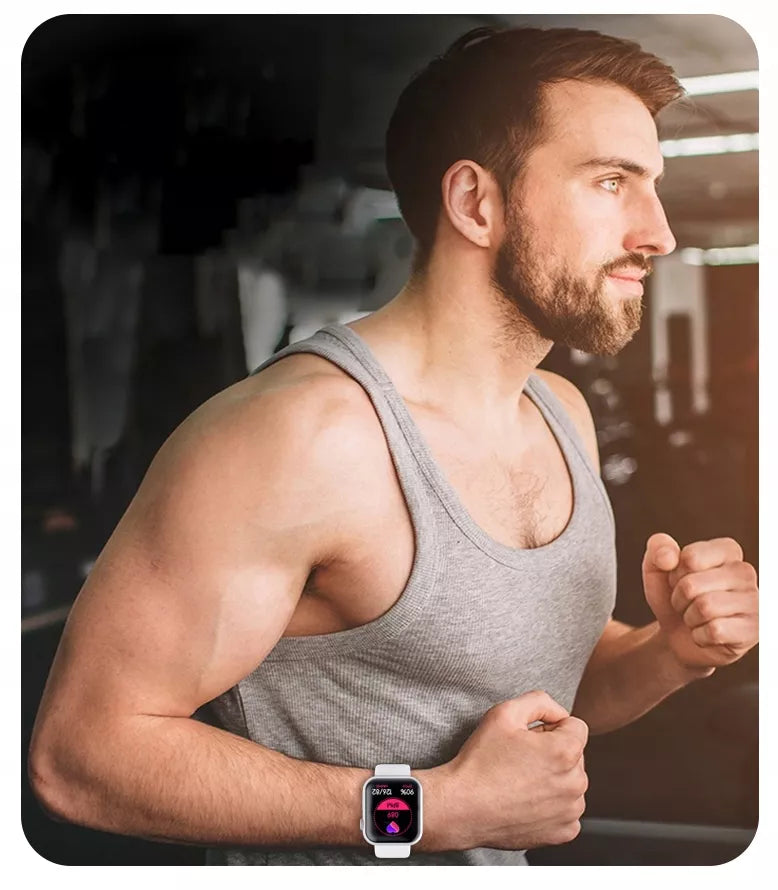 SMARTWATCH laikrodis SPORT pulsometras ŽINGSNIOMATIS