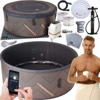 Pripučiamas lauko SPA baseinas 930l WiFi OZONO UVC pilnos komplektacijos ŽIEMA/VASARA