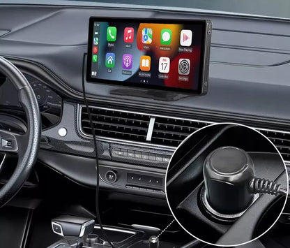Automobilio multimedijos stotelė – radijas su Android Auto, CarPlay ir kamera